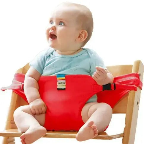 👶2026NEW-Portable Baby High Chair Harness, Adjustable Feeding Safety Seat Belt for Home & Travel