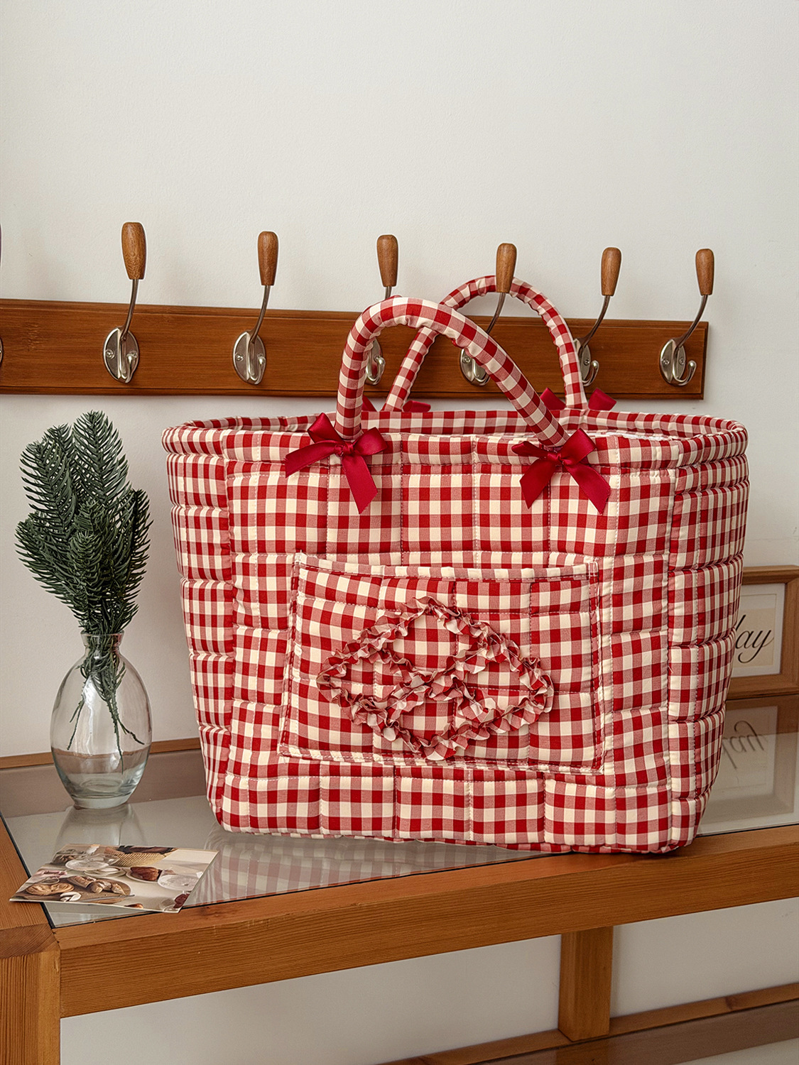 Foldable Quilted Cotton Storage Basket - Collapsible Decorative Organizer for Clothes, Bedroom, Laundry & Car Trunk - Machine Washable Large Capacity Woven Bin