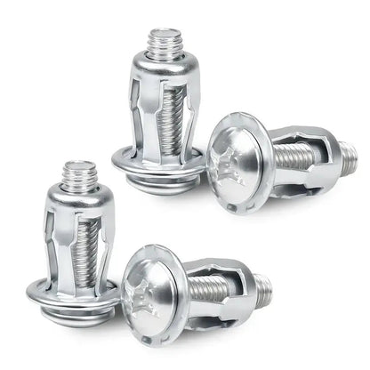 Heavy-Duty Carbon Steel Threaded Rivet Nut Set – Rustproof, Anti-Loosening, Bolt-Compatible for Industrial Assembly, Furniture Connection & Sheet Metal Repair (M4/M5/M6 Assorted Sizes)