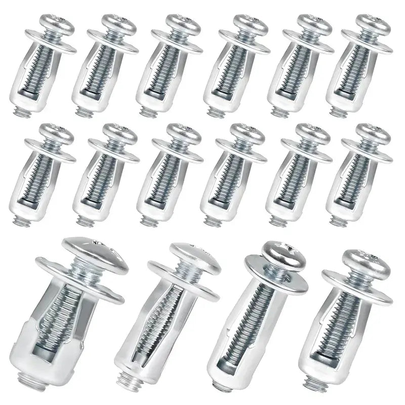 Heavy-Duty Carbon Steel Threaded Rivet Nut Set – Rustproof, Anti-Loosening, Bolt-Compatible for Industrial Assembly, Furniture Connection & Sheet Metal Repair (M4/M5/M6 Assorted Sizes)
