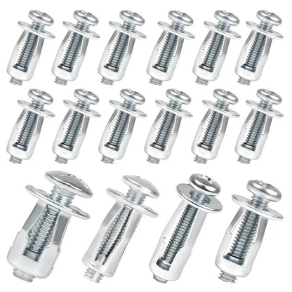 Heavy-Duty Carbon Steel Threaded Rivet Nut Set – Rustproof, Anti-Loosening, Bolt-Compatible for Industrial Assembly, Furniture Connection & Sheet Metal Repair (M4/M5/M6 Assorted Sizes)