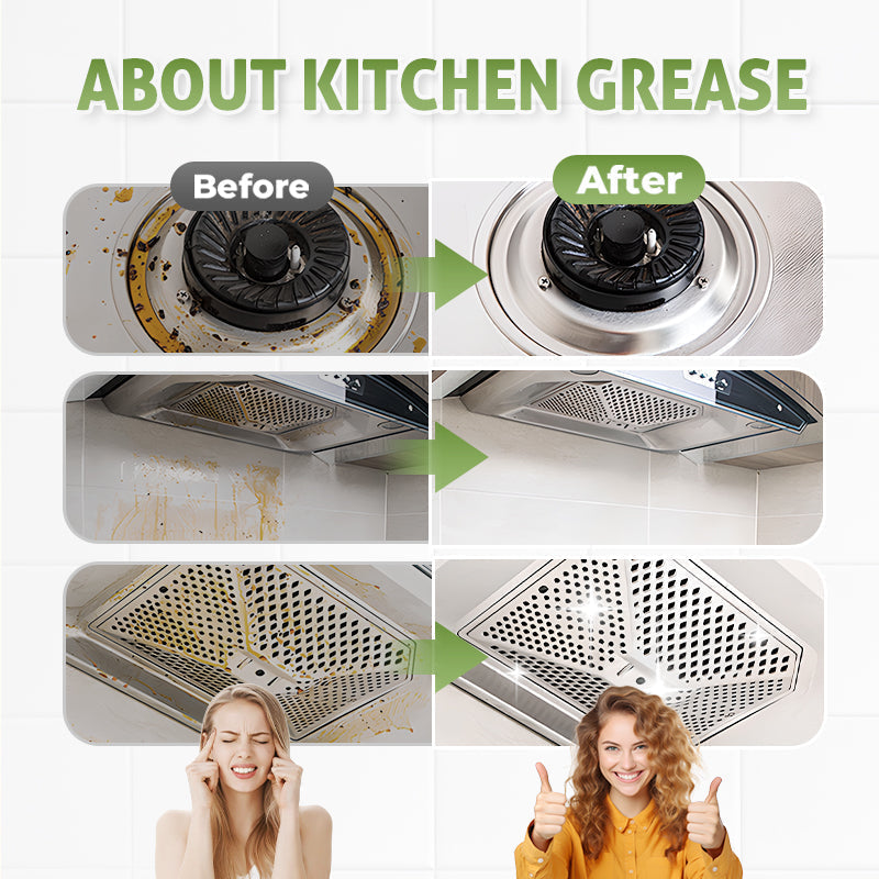 2026NEW🍋 Natural Enzyme Kitchen Cleaner – Chemical-Free Powerful Degreaser, Citrus-Scented Multi-Surface Spray for Grease, Grime & Odor Removal
