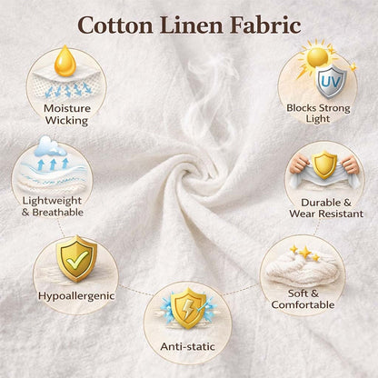 ⏳Limited-time 30% off⏰Men's Loose Fit Casual Linen Pants – Relaxed Fit & Lightweight – Breathable Everyday Comfort ✨